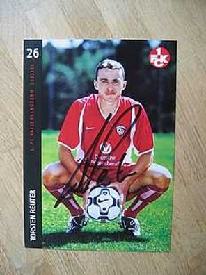 1. FC Kaiserslautern Saison 02/03 Torsten Reuter - handsigniertes Autogramm!!!