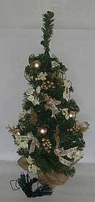 Weihnachten Weihnachtsbaum dekoriert + 35 Lichterkette Weihnachtsdeko