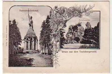 39538 Mehrbild Ak Gruss aus dem Teutoburgerwald 1908