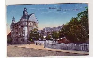 39861 Ak Offenbach mit Technischen Lehranstalten 1917