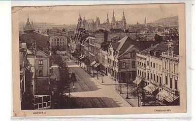 40152 Feldpost Ak Aachen Theaterstrasse 1914