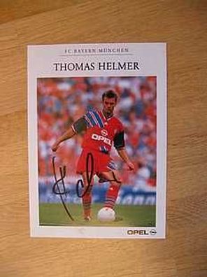 FC Bayern München Saison 95/96 Thomas Helmer Autogramm