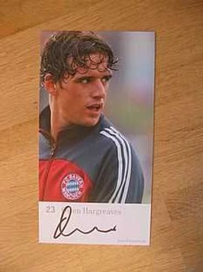 FC Bayern München Saison 02/03 Owen Hargreaves Autogram