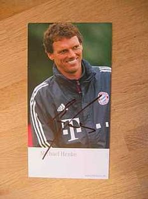 FC Bayern München Saison 02/03 Michael Henke Autogramm