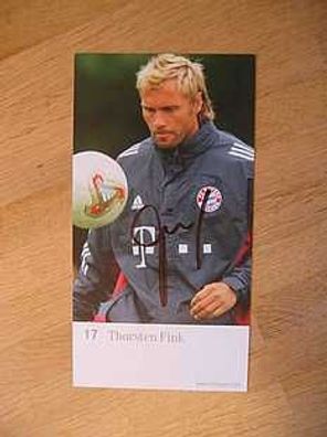 FC Bayern München Saison 02/03 Thorsten Fink Autogramm