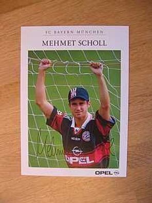 FC Bayern München Saison 98/99 Mehmet Scholl Autogramm