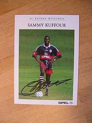 FC Bayern München Saison 98/99 Sammy Kuffour Autogramm