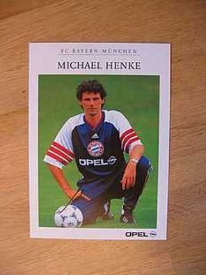 FC Bayern München Saison 98/99 Michael Henke Autogramm