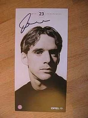 FC Bayern München Saison 01/02 Owen Hargreaves Autogram