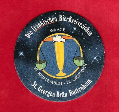 St. Georgen Bräu Buttenheim - ein ungebrauchter Bierdeckel