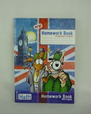Häfft-Verlag Homework Book 100% English Hausaufgabenheft A5 1702-9