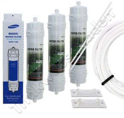 3 x Original Magic Water Filter WSF-100 von Samsung + GRATIS Schlauch
