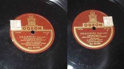 Schellackplatte Odeon "Paganini" Richard Tauber