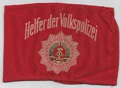 DDR Armbinde "Helfer der Volkspolizei"