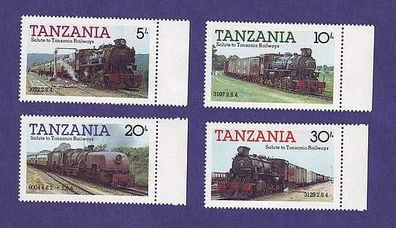 Tansania - Motiv - herrliche Dampfeisenbahnzüge - großformatig xx