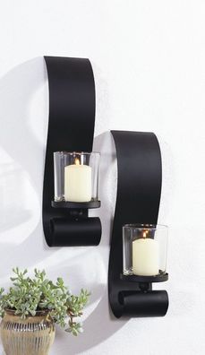 Teelichthalter 3er Set ink Kerzenhalter Kerzenständer Teelichtglas Teelichter