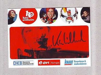 Kati Wilhelm - persönlich signiert