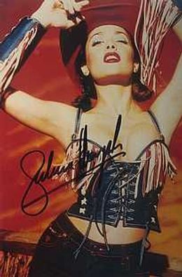 SEXY Original Autogramm SALMA HAYEK auf HGF