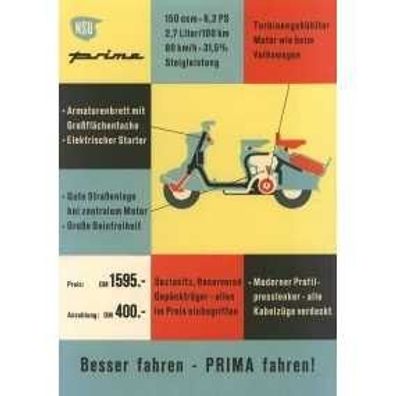 Farb-Poster NSU Prima-D