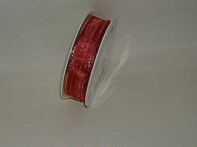 Pfau Schleifenband Drahtkante Rolle 15 mm x 4 m Weihnachten Dekoration Geschenkband