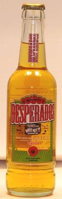 6 Flaschen Desperados Tequila Flavoured Bier in 0,33 Ltr. Flasche