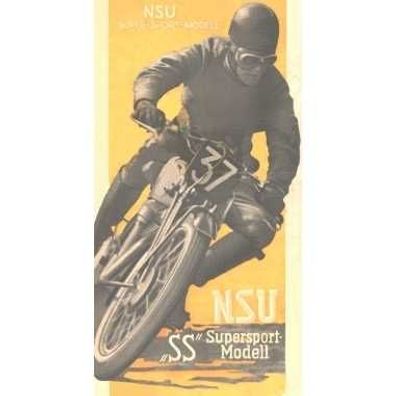 Farb-Poster NSU 500 SS