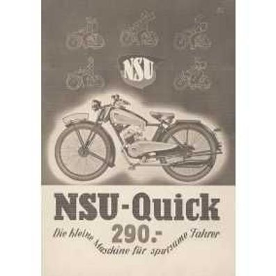 Farb-Poster NSU Quick
