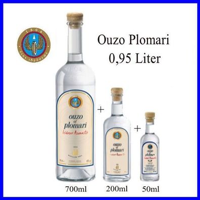 Ouzo Plomari aus Lesvos 950ml/ 40%