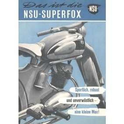 Farb-Poster NSU Superfox