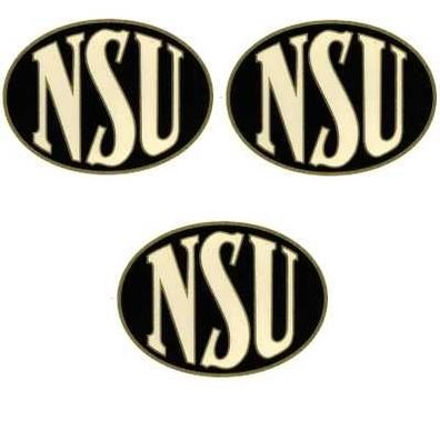 Satz Markenembleme NSU Modelle 1931-34