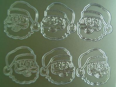 Stickerbogen Motive Weihnachtsmann Weihnachtsstiefel Kamin Weihnachten -- Auswahl ---