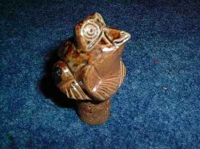 Flaschenverschluß-Korken mit Frosch aus Keramik