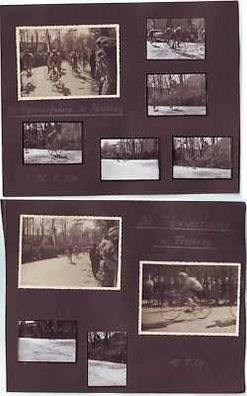 10 Original Fotos Friedensfahrer in Freiberg 1954