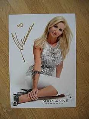 Schlagerstar Marianne Cathomen - handsigniertes Autogramm!!!