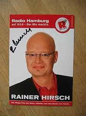 Radio Hamburg - Rainer Hirsch- handsign. Autogramm!