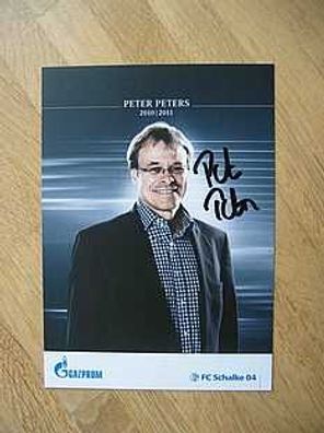 FC Schalke 04 Saison 10/11 Peter Peters - handsigniertes Autogramm!!!