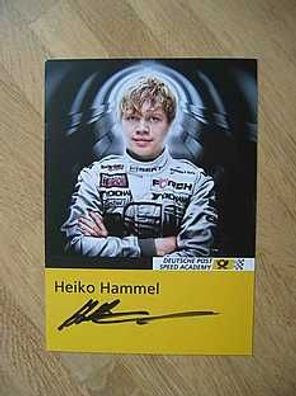 Rennfahrer Heiko Hammel - handsigniertes Autogramm!!!