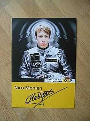 Rennfahrer Nico Monien - handsigniertes Autogramm!!!
