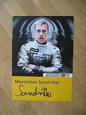 Rennfahrer Maximilian Sandritter - handsign. Autogramm!