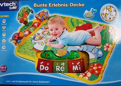 Bunte Erlebnis-Decke Lern- und Krabbelspaß von Vtech für Baby&acute; s