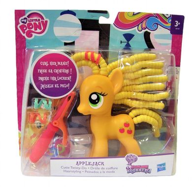 My Little Pony B5418 Applejack Hairstyling mit Lockenstab und Spangen