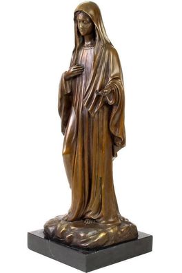 MARIA Heilige MUTTER GOTTES ca.58cm Madonna Skulptur aus BRONZE, HOLY SAINT MARY