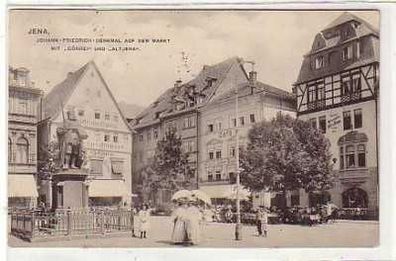 41588 Ak Jena Johann Friedrich Denkmal 1911