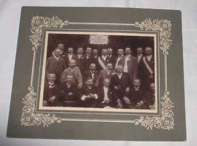 Kabinett Foto Glauchau Gesangverein Harmonie um 1920