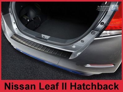 Ladekantenschutz | Edelstahl passend für Nissan Leaf II (2E1) 2017-2021, FL2021->