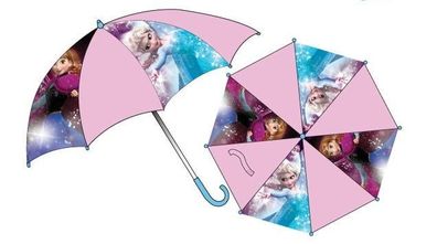 Die Eiskönigin Kinder Regenschirm Motiv Anna Elsa ca. 65cm Spannweite Länge 55cm