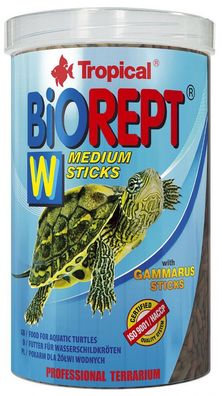 Tropical Biorept W - Futter für Aquatische + Semiaquatische Schildkröten 250ml