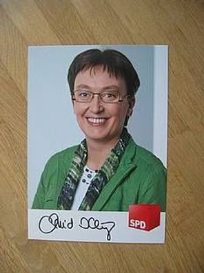 SPD Bundesgeschäftsführerin Astrid Klug - Autogramm!