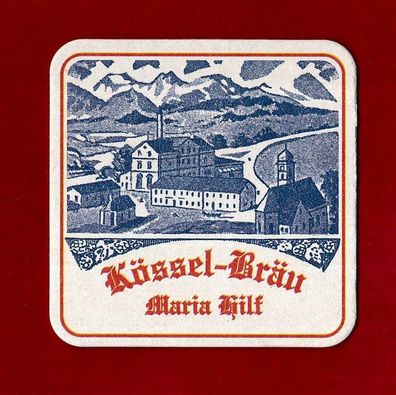 Kössel - Bräu Maria Hilf (Eisenberg Speiden) - ein ungebrauchter Bierdeckel