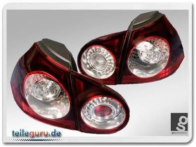Original LED-Heckleuchten f. Golf V 5 dunkelrot/ abgedunkelt Lagerware